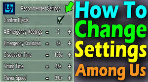 How To Change Settings Among Us Youtube