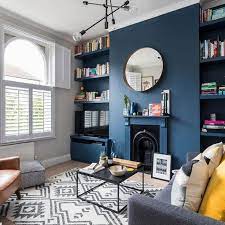 Pinterest living room ideas traditional dark blue. Like The Dark Blue And Traditional Structure To Make It Feel Warm But Modern Pieces To Contrast And Make Retro Living Rooms Living Room Grey Living Room Color