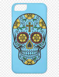 La tête de mort (☠) est un symbole qui représente un crâne humain recouvrant ou surmontant, selon les cas, une paire de tibias. Sugar Skull Iphone 6 Case Dessin Tete De Mort Hd Png Download 1024x1024 2929004 Pngfind