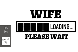 Download Wife Loading Please Wait Graphic By Fleur De Tango Creative Fabrica PSD Mockup Templates