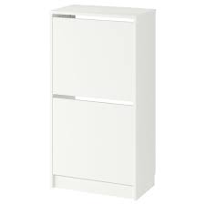 Bissa Schoenenkast 2 Vakken Wit 49x93 Cm Ikea Shoe Storage Cabinet Shoe Cabinet Hemnes Shoe Cabinet