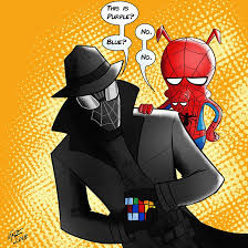 When echo gets shot in the process, noir has to act as a combat medic and hilarity ensues. Spider Man Noir And Spider Ham By Jonathanserrot Spiderman Noir Spiderman Spiderman Art