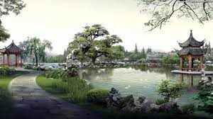 Japanese Garden Fotografi Alam Wallpaper Alam Lanskap