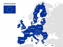 Post cold war, the terminology of western and eastern europe remained, even though technically the lines between east and west were becoming blurry. Premium Vector European Union Countries Map Eu Member Country Names Europe Land Location Maps Illustration