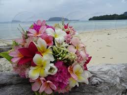 Tropical reception with tall centerpieces at baba beach resort in thailand. Wedding Bouquet Wedding Bouquet Tropical Flower Bouquet Weddings In Vanuatu By Kim Abel Photo Stock Snapwire