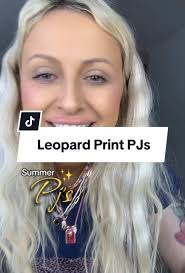 Leopard Print Summer PJs: Style and Comfort
