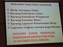 Dokumen sokongan ini hendaklah diserahkan kepada ketua pengawas peperiksaan sebelum tamat tempoh peperiksaan spm 2020. Garis Panduan Ketua Pengawas Dan Pengawas Upkk Persatuan Guru Guru Sar Kafa Daerah Kuantan