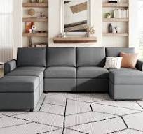 Amazon.com: LINSY HOME Sofá modular modular en forma de U de ...