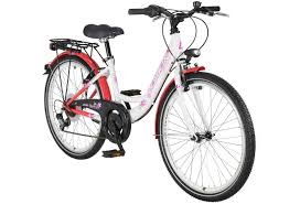 Fahrrad Kaufen Im Online Shop Leader Little Queen 24 Zoll Trekkingbike Madchen Weiss Fahrrad Gunstig Online Kaufen