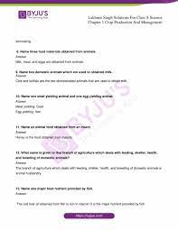 Define soil and describe its formation and the major layers in mature soils. Lakhmir Singh Science Class 8 Solutions For Chapter 1 Crop Production And Management Free Pdf