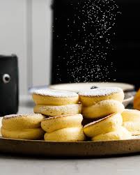 Mile High Mini Japanese Souffle Pancakes Recipe I Am A Food Blog Recipe Souffle Pancake Recipe Food Pancake Recipe