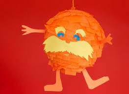 Dr Seuss The Lorax Diy Mini Pinata Lorax Party The Lorax Lorax Birthday