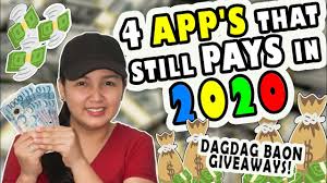 4 Legit Apps That Still Pays In 2020 Dagdag Baon Giveaways Watch And Earn Youtube