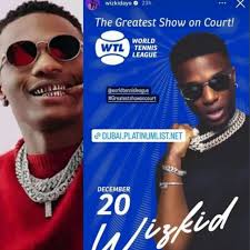 Wizkid set perform at the World Tennis League, making him the first  Nigerian artist to do so.