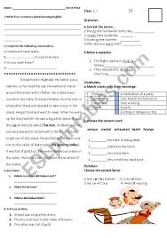 100%(1)100% found this document useful (1 vote). Monthly Test Esl Worksheet By Naryana