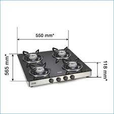 Prebook only svachh glass top l.p gas table with liftable burner set, 4 burners inr 14,295.00 inr 11,440.00. Glen 1043 Gtex 4 Burner Lpg Glass Gas Stove Size 550 X 565 X 118 Mm Wxdxh Rs 6950 Piece Id 21329597933