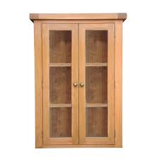 Glass front cabinets for your kitchen. Oak Display Cabinets You Ll Love Wayfair Co Uk