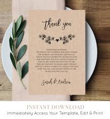 The best font for thank you notes is simple and clear, and between 10 and 12 points. Templett Printable Thanks Photo Thank You Cards Wedding Thank You Notes Rustic Thanks Wedding Thank You Card With Photo Own Photo Thank You Cards Greeting Cards Deshpandefoundationindia Org