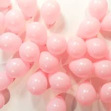 Light Pink Round Mini Latex Qualatex Balloons 13cm 5 Inch Pack Of 100 Partyrama