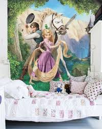خلفيات ثري دي للحوائط Tangled روبانزل ورق حائط ثري دي خلفيات أطفال Painting Gory Tangled