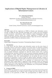 We would like to show you a description here but the site won't allow us. Pdf Implications Of Digital Rights Management In Libraries Information Centers