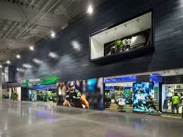 Centurylink Pro Shop Seattle Sports Retail Design Seahawks Sounders Centurylink Field Design Architecture Design