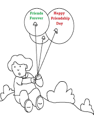 You can comment, issues or maybe you want to give us suggestion, just let us know it. Friendship Day Printable Coloring Page For Kids 2