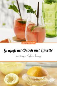 Grapefruit Drink Mit Limette Rezept Limetten Grapefruit Rezepte