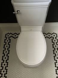Black And White Hex Tile Bathroom Black And White Hex Tiles Contemporary Bathroom Meredith Heron Design Hexagon Tile Bathroom Floor Floor Tile Design Hex Tile Floor