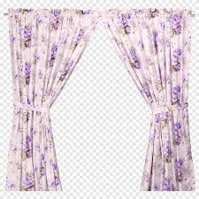 gray and purple floral window curtain