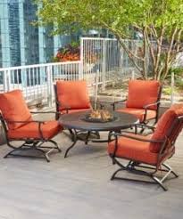 This set includes 2 captain chairs, 2 armless dining chairs, a bench and table that are perfect for entertaining. Hampton Bay Riverbrook Espresso Brown 5 Piece Steel Outdoor Patio Set Best Outdoor Store In The Region