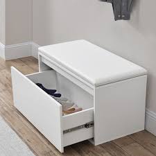 Schuhbank / schuhregal sigma, echtholz wildeiche massiv ge�lt, ablage metall verchromt, mit schublade, 81x32 cm, h�he 40cm from amazon, hometrends4you 801522 garderobenbank. Schuhbank Mehr Als 1500 Angebote Fotos Preise Seite 2