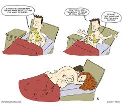 Cheaters caught in the act. Cheating
