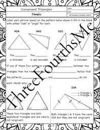 Congruent Triangles Scaffolded Notes Student Writing Scaffolded Notes Notes