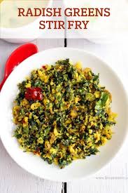 Radish Greens Stir Fry Mullangi Keerai Poriyal Indian Recipes Blogexplore Recipe Radish Greens Indian Food Recipes Radish Recipes