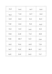 Kostenlose arbeitsblätter und übungen zum kleinen einmaleins / 1x1 für mathe in der 2. 4teachers 1x1 Bingo