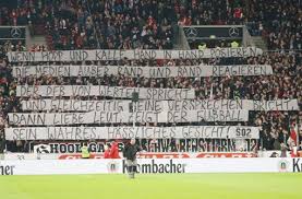 Arminia bielefeld football songs and arminia bielefeld soccer chants from bielefelder alm. Vfb Stuttgart Gegen Arminia Bielefeld Spruchbander Im Block Vfb Fans Kritisieren Dfb Vfb Stuttgart Stuttgarter Zeitung