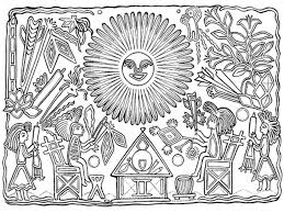 For boys and girls, kids and adults, teenagers and toddlers, preschoolers and older kids at school. Mexican Art Mandala Coloring Pages Mexico Mandalas Coloring Pages