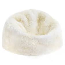 Shiloh Modern Ivory Long Wool Fur Leather Beanbag In 2020 Leather Bean Bag Chair Bean Bag Chair Most Comfortable Office Chair