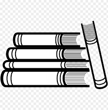 As you can see, there's no background. Free Stack Of Books Png Book Stack Clipart Black And White Png Image With Transparent Background Toppng