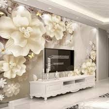 Gold Swan With Peony Floral Wallpaper Mural Living Room Wall Wallpaper Mural Wallpaper Wallpaper Decor
