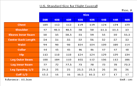 63 Surprising Flight Suit Size Chart