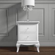 For a modern twist, minimalist colours such as black or white bedside tables work well. Florentine 2 Drawer French Style Bedside Table In White Furniture123