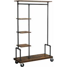 Clothes racks and organizers arrange your clothes on poles or in compartments so you can quickly and easily grab what you want to wear. Clothes Racks