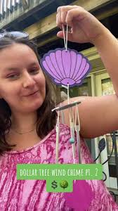 draft from may. cute diy wind chime from dollar tree 💲🌳 #windchime #diy  #diywindchime #diycrafts #crafting #crafts #dollartree #dollartreecrafts  #dollarstore #painting #art #drafts #postingdrafts ...