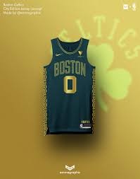 Boston's new jerseys feature red auerbach's signiture. Celtics City Edition Jersey Concept What Do You Think Ig And Twitter Emmegraphic Bostonceltics