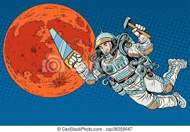 Check out their videos, sign up to chat, and join their community. Astronaut Mit Werkzeugen Fur Den Aufbau Einer Kolonie Auf Dem Mars Pop Art Retro Stil Sage Und Hammerwerkzeuge Canstock