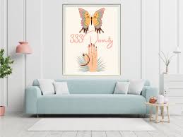 333 Angel Numbers Divine Feminine Butterfly Tarot Palm Reader - Etsy