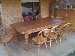 Large Farmhouse Kitchen Table Eight Chairs In Dunfermline Fife Gumtree Dining Table Chairs Farmhouse Kitchen Tables Dining Table