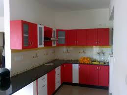 Modern red kitchen designs (plus other bright kitchen designs). L Shape Kitchen In Combination Of Red And White Ab S Decor